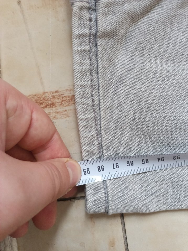 Gri Erkek Denim Pantolon Regular Fit - Görsel 4