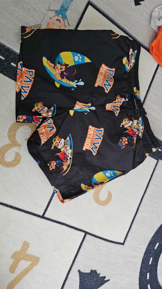 Renkli Baskılı Erkek Çocuk Mayo Şortu - Görsel 2