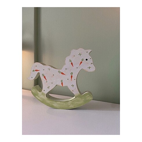 Bebek odası sallanan at biblo - Görsel 2