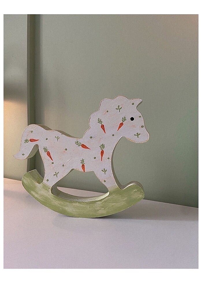 Bebek odası sallanan at biblo - Görsel 2