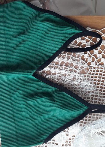 Yeşil Mini Spor Bralet