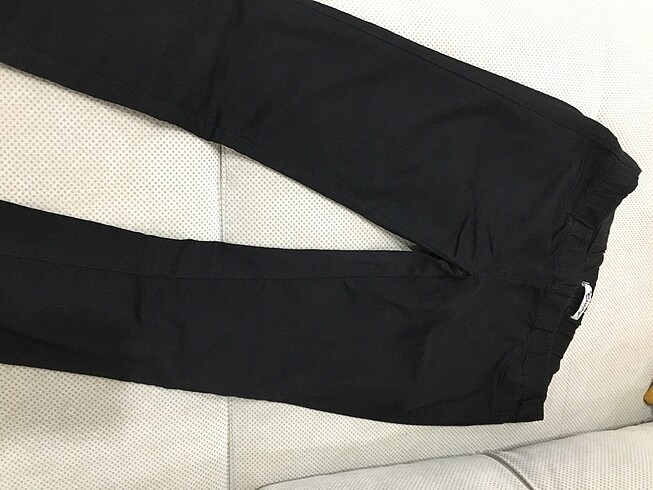 Diğer Dar paça beli lastikli pantolon