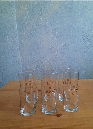 Tekirdag Altın Seri 6 lı Rakı Bardagı 
