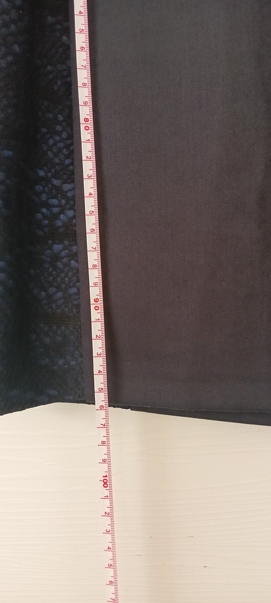 Lacivert V Yakalı Midi Elbisese - Görsel 4