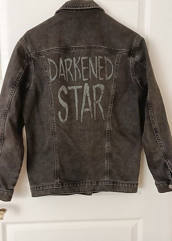 Siyah Denim Ceket - Görsel 5