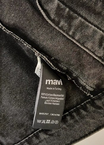 Siyah Denim Ceket - Görsel 4