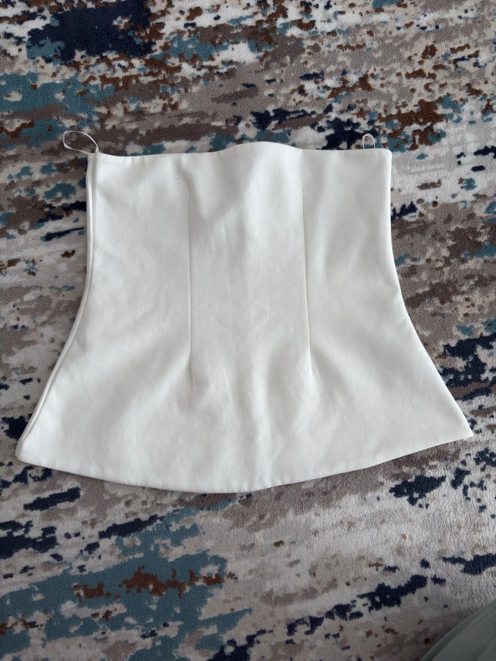 Beyaz Fitted büstiyer - Görsel 2