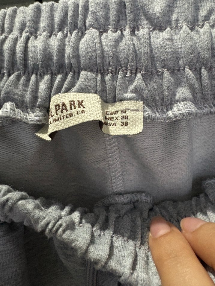 Gri Kadın Fermuarlı Rahat Eşofman Altı - Görsel 2