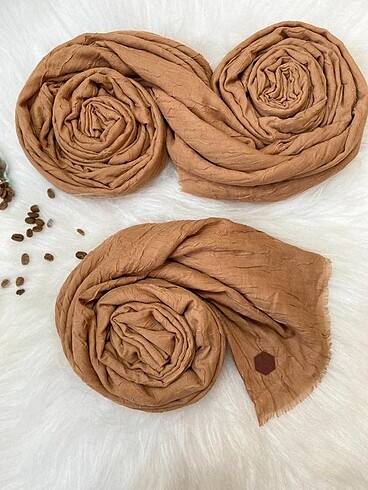 Shawl Secret Karamel Bambu Kraş Şal