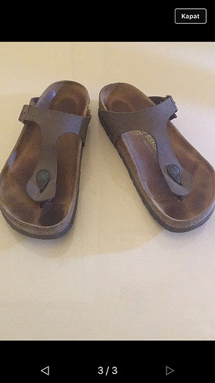 Birkenstock kahve terlik 