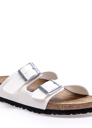 37 Beden beyaz Renk Orijinal beyaz simli birkenstock