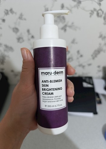 Maru-Derm Leke Karşıtı Aydınlatıcı Cilt Kremi 200 ml