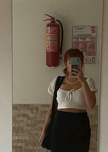 balon kol beyaz crop - Görsel 2