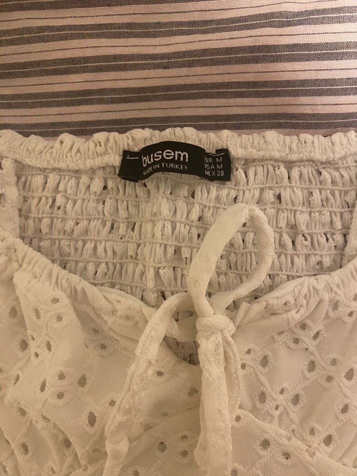 balon kol beyaz crop - Görsel 4