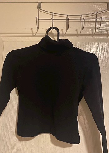 siyah balıkçı yaka bluz - Görsel 2