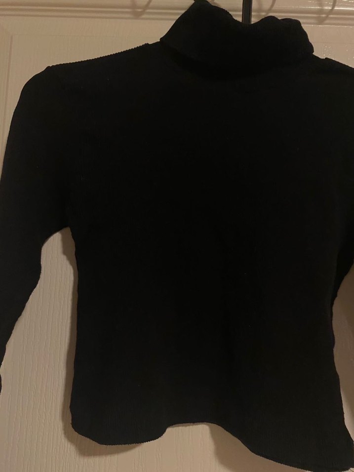 siyah balıkçı yaka bluz - Görsel 3