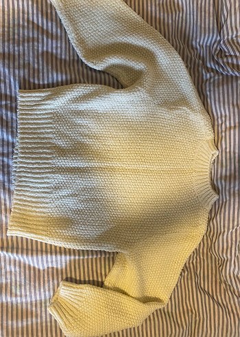 ekru örgü kazak - Görsel 3