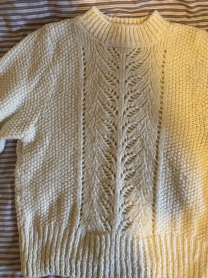 ekru örgü kazak - Görsel 2