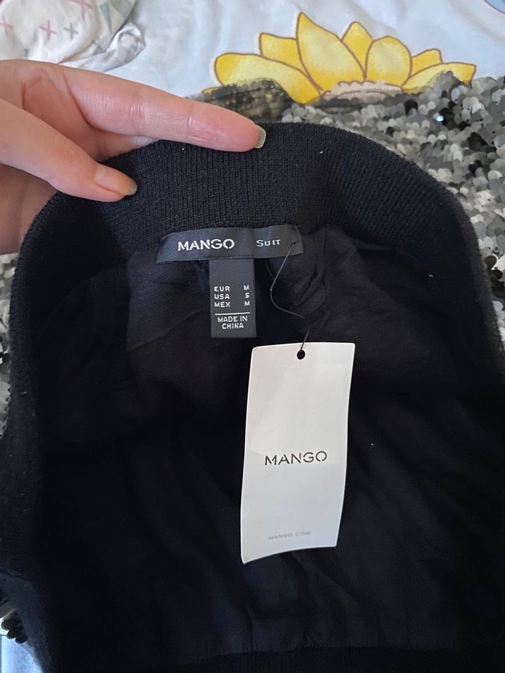 Mango etiketli pullu kışlık etek - Görsel 2