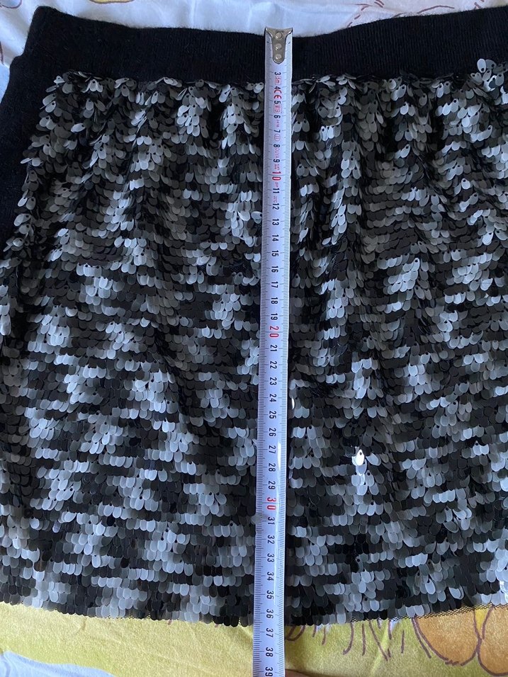 Mango etiketli pullu kışlık etek - Görsel 3