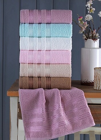 WHITE LINE HOME TEXTILE Maynard Serisi 6lı Havlu Seti 