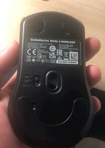 Siyah SteelSeries Kablosuz Mouse - Görsel 4