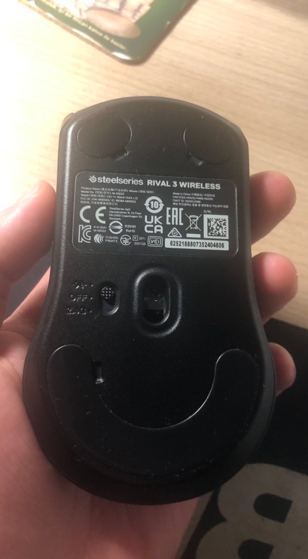 Siyah SteelSeries Kablosuz Mouse - Görsel 4