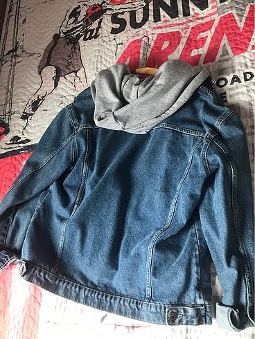 Koton M beden erkek kapşonlu kot ceket - Görsel 2