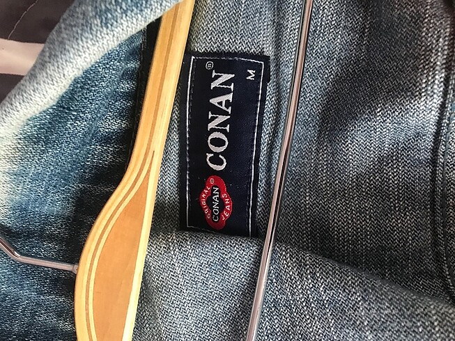 M beden yazlık kot ceket - Görsel 2