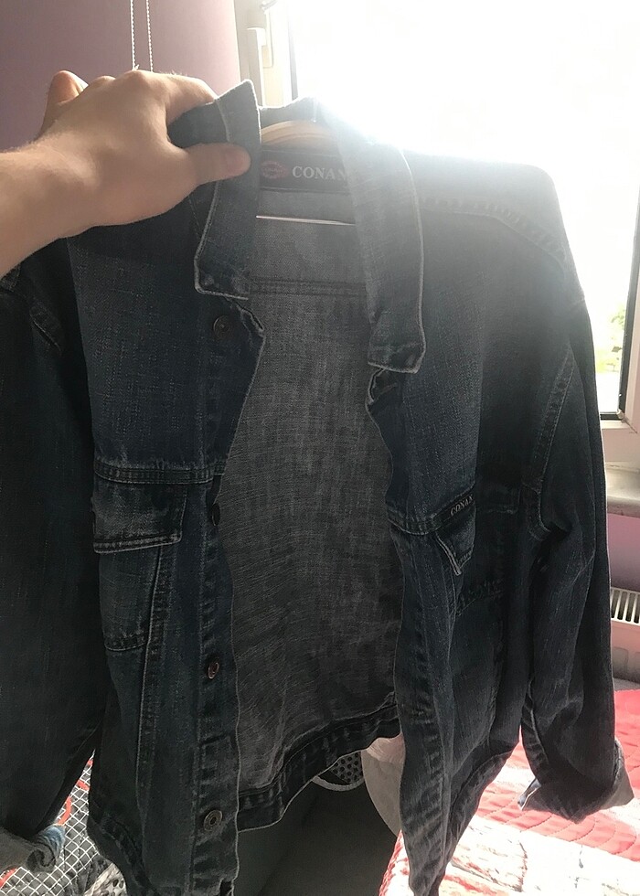 M beden yazlık kot ceket - Görsel 3