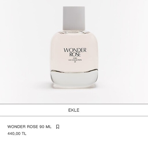 Zara wonder rose