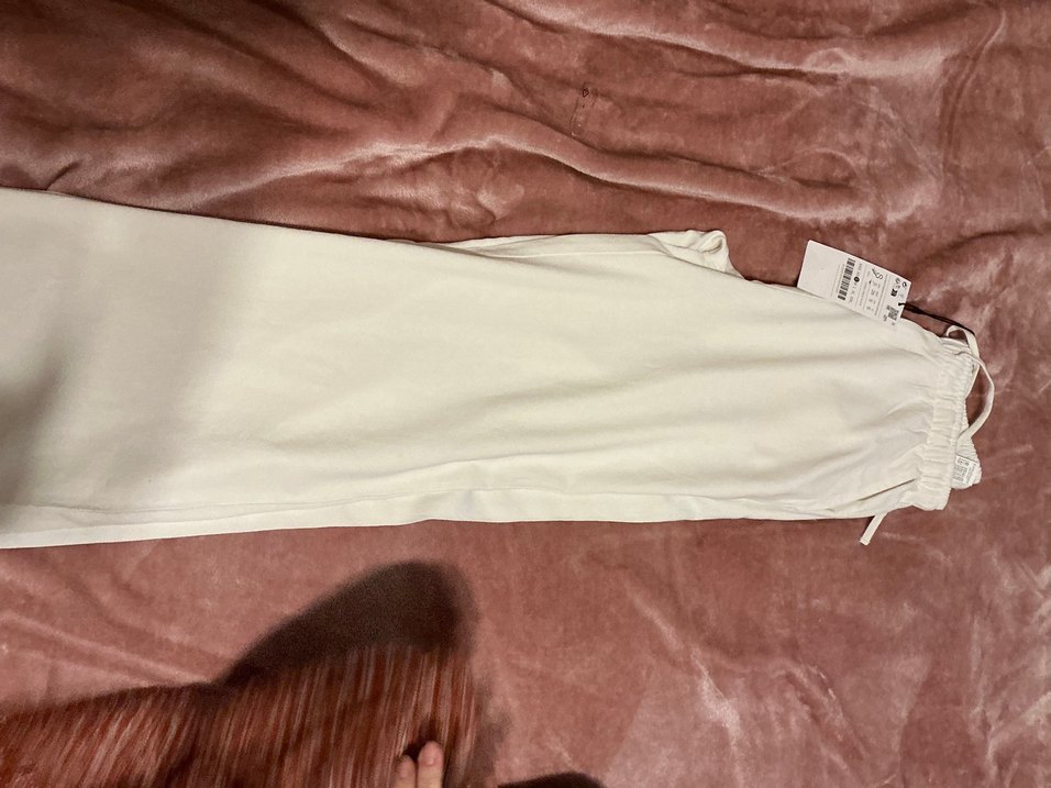 Beyaz keten pantolon strdvs - Görsel 4