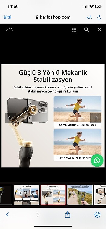 Beden Renk Djı osmo mobile 7P