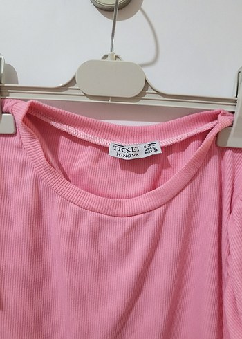 Trendyol & Milla Pembe Fırfırlı Tişört