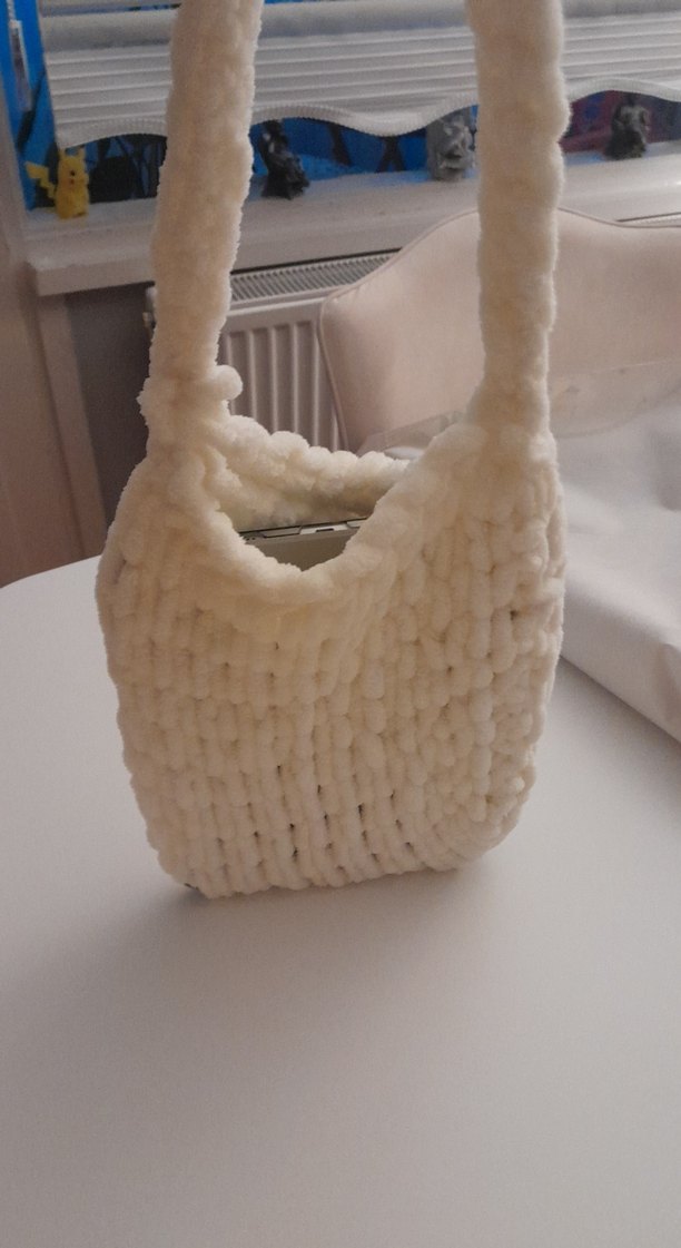 pofuduk örgü çanta (SATIN ALMAYINIZ) - Görsel 5