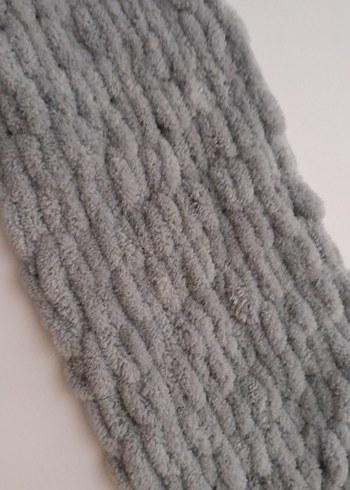 örgü pufpuf atkı SATIN ALMAYINIZ - Görsel 2