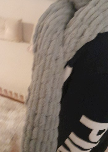 örgü pufpuf atkı SATIN ALMAYINIZ - Görsel 7