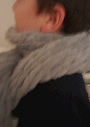 örgü pufpuf atkı SATIN ALMAYINIZ - Görsel 6