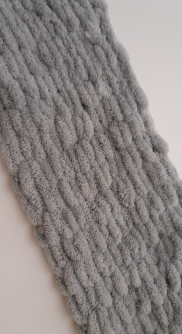 örgü pufpuf atkı SATIN ALMAYINIZ - Görsel 2