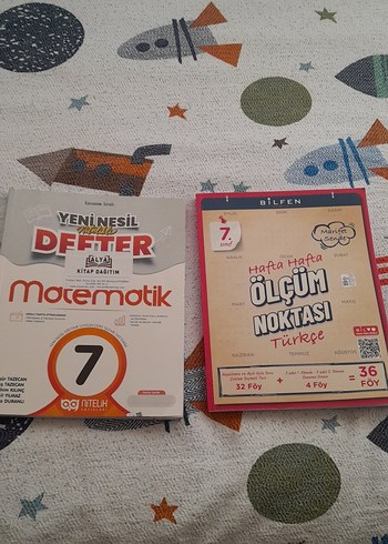 7. Sınıf Matematik ve Türkçe Soru Kitapları Tertemiz