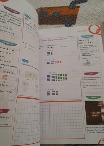 Beden Renk 7. Sınıf Matematik ve Türkçe Soru Kitapları Tertemiz