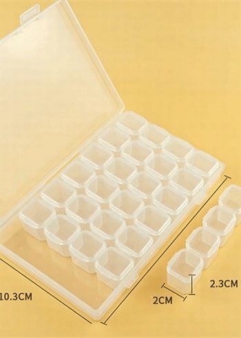 Şeffaf Gri Organizer Kutusu - Görsel 2