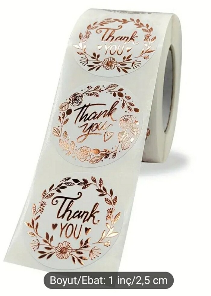 Thank you sticker - Görsel 2