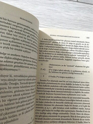  Bilim Felsefesi