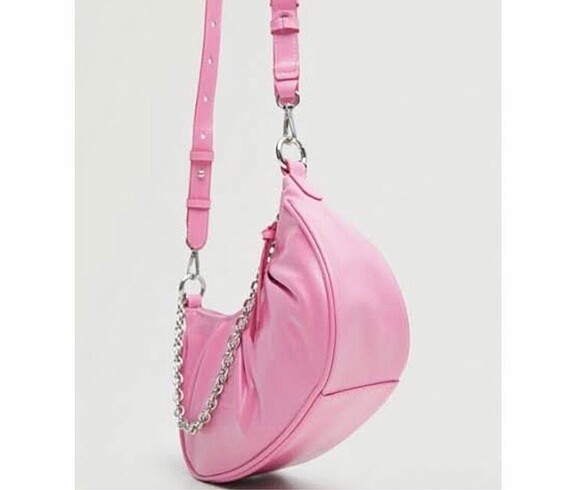 MANGO PEMBE ÇANTA
