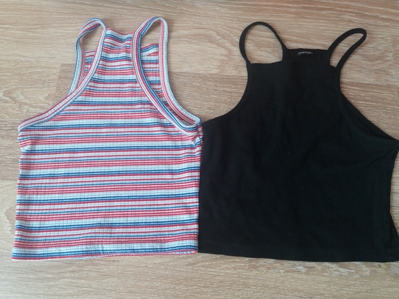 RENKLİ CROP TOp