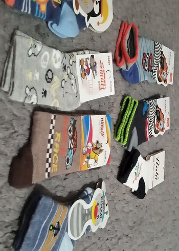 Erkek Çocuk Çok Renkli Baskılı Çorap Seti - Görsel 2