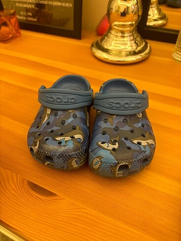 22 Beden lacivert Renk Crocs bebek terlik