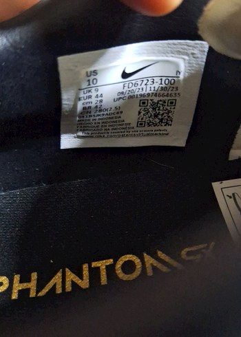 Erkek Beyaz Siyah Bağcıklı Futbol Ayakkabısı - Görsel 6