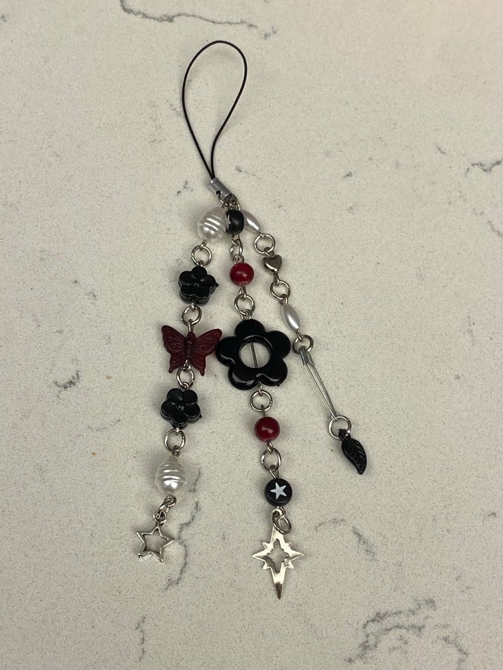 yıldız çiçeği telefon charm - Görsel 2